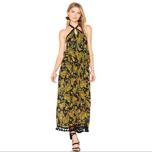 Raga tropical paradise ruffle halter dress